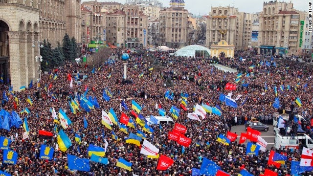 However, the November record was broken on December 1st when 700,000 protesters gathered in the aptly named Independence Square